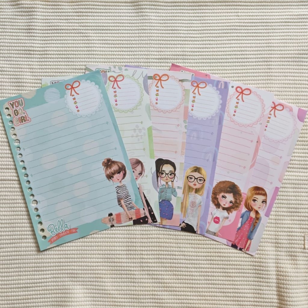 (HARGA PER LEMBAR) Kertas Binder Harvest You Go Girl / Loose Leaf Harvest