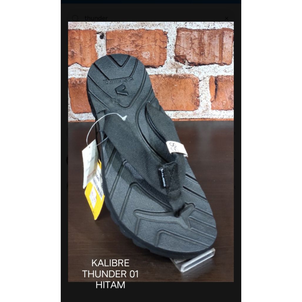 sandal jepit bahan kanvas KALIBRE original