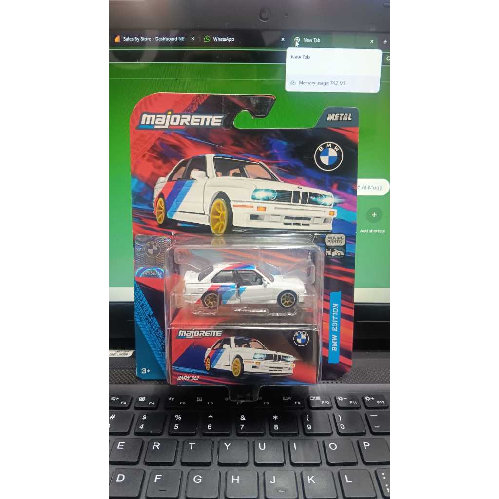 Majorette Moving Part BMW M3 Bahan Metal