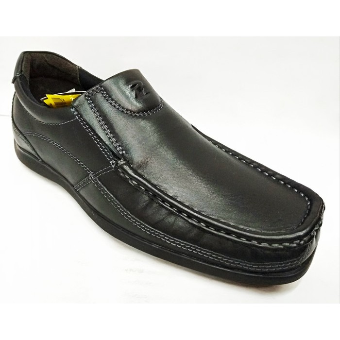 Sepatu Formal Pria Sepatu Slip On Kulit Pakalolo N0538 - Black