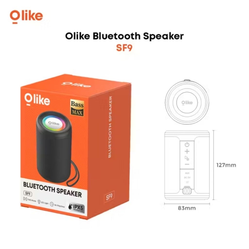 OLIKE Bluetooth Speaker SF9 Original Garansi Resmi