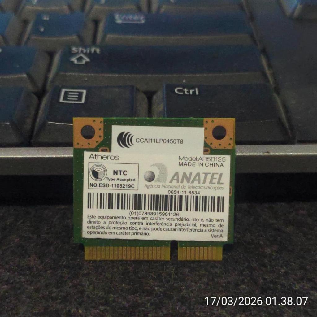 WIFI CARD LAPTOP ATHEROS UNTESTED