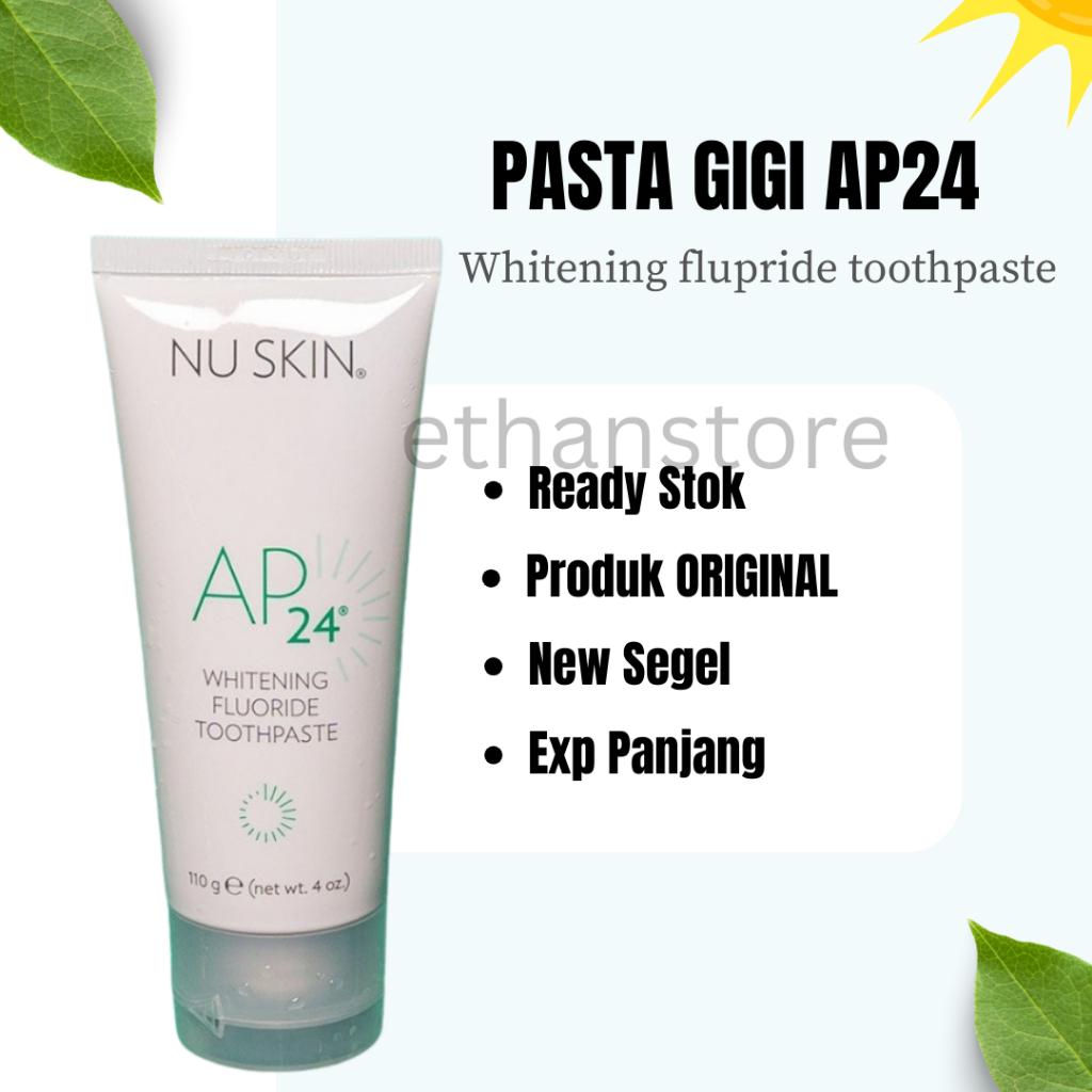Pasta Gigi AP.24 Whitening Fluoride Toothpaste ED 2027