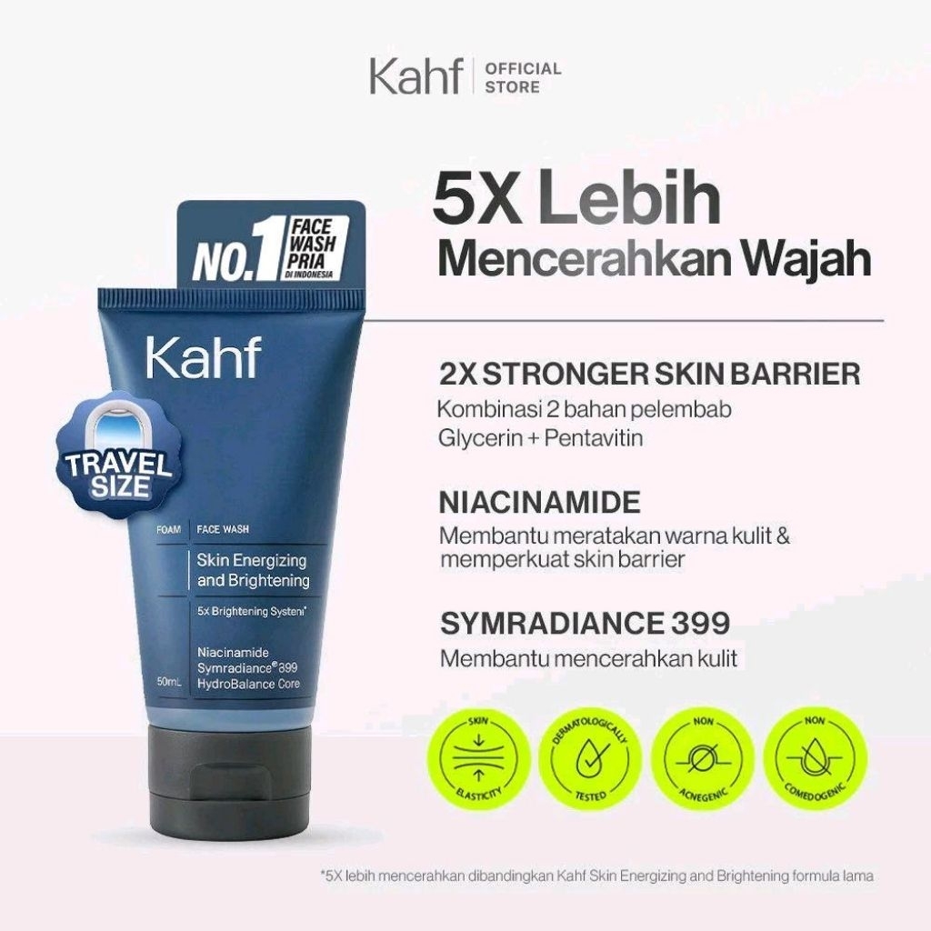 free gift Kahf Skin Energizing and Brightening 50 ml