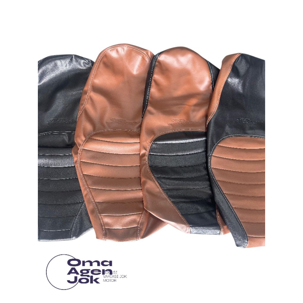 Kulit Jok Motor Fino Model Caferacer Original Premium, Fino Karbu, Fino 125, Fino Grande