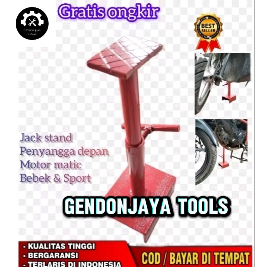Jack stand penyangga Ganjal Mesin Motor Matic Bebek Sport Dongkrak Depan Motor TERMURAH