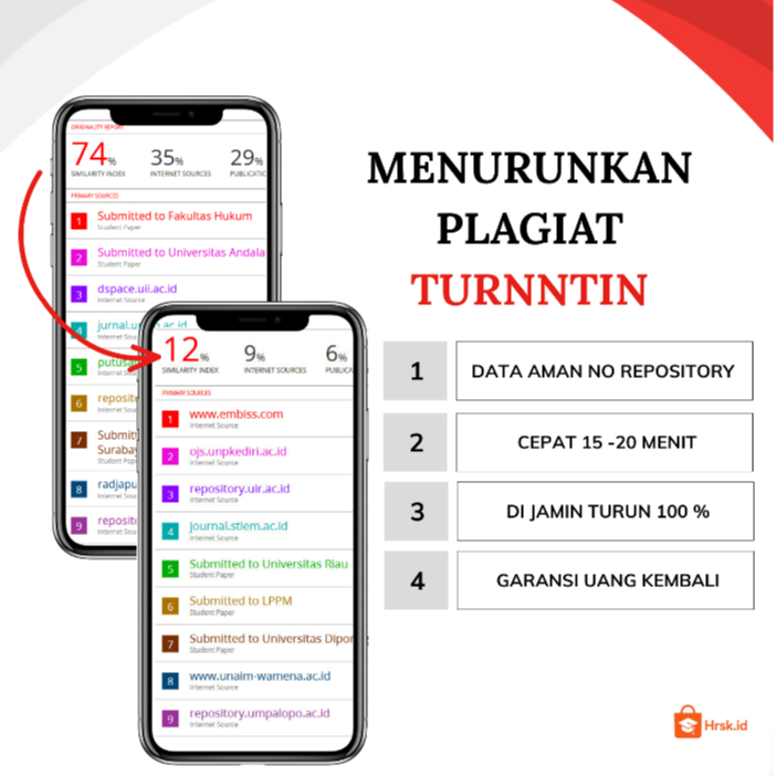 Menurunkan Skor Plagiat Turnitin Aman Tanpa Parafrase