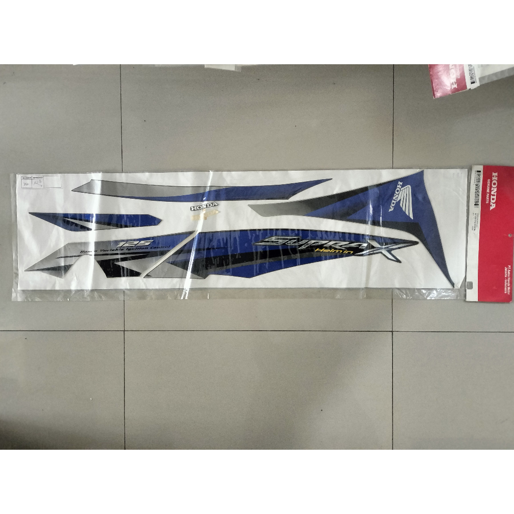 STRIPING KIRI SUPRA X 871-X0-KYZ-900ZBL ORIGINAL