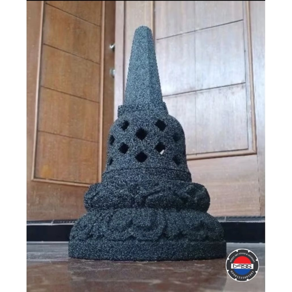 stupa candi borobudur batu asli  diamter 20 tinggi  25
