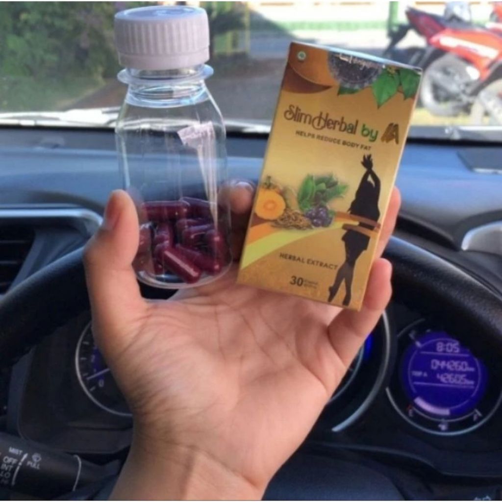 SLIM HERBAL BY IA KEMASAN 15 CAPSUL (kemasan setengah botol)
