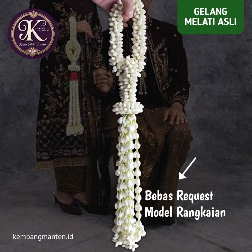 Gelang Melati Pengantin / Bunga Tangan - ronce bunga melati fresh