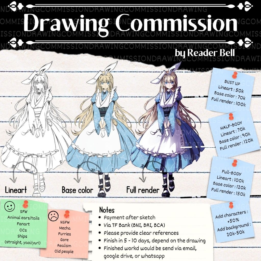 Komis gambar - Drawing commission