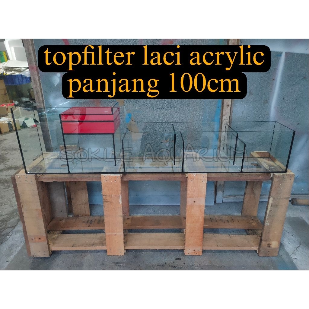top filter china style 100cm | top filter wetdry | laci acrylic 2 susun