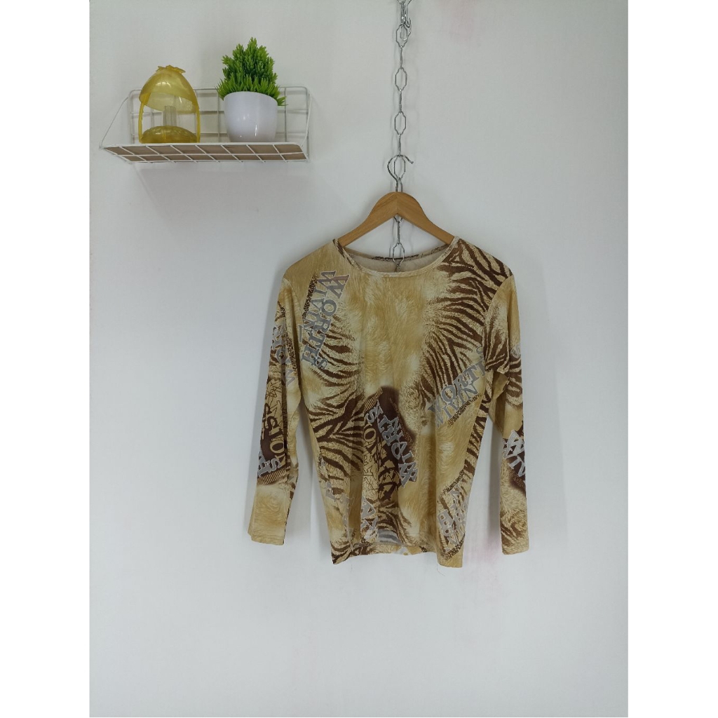 BAJU MOTIF LEOPARD / ATASAN MURAH