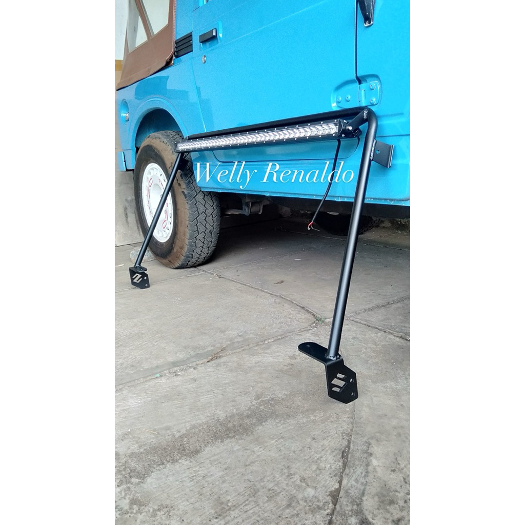 bracket ledbar untuk jimny katana bando ledbar jimny katana dudukan lampu jimny katana