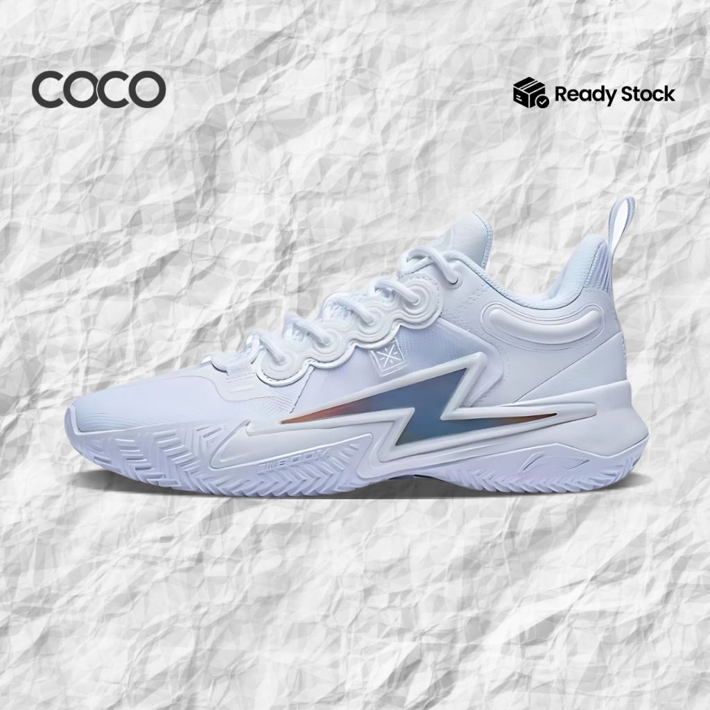 Sepatu Basket Lining Son Flash White