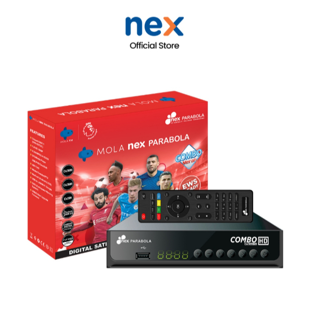 Receiver Nex Parabola (COMBO) merah