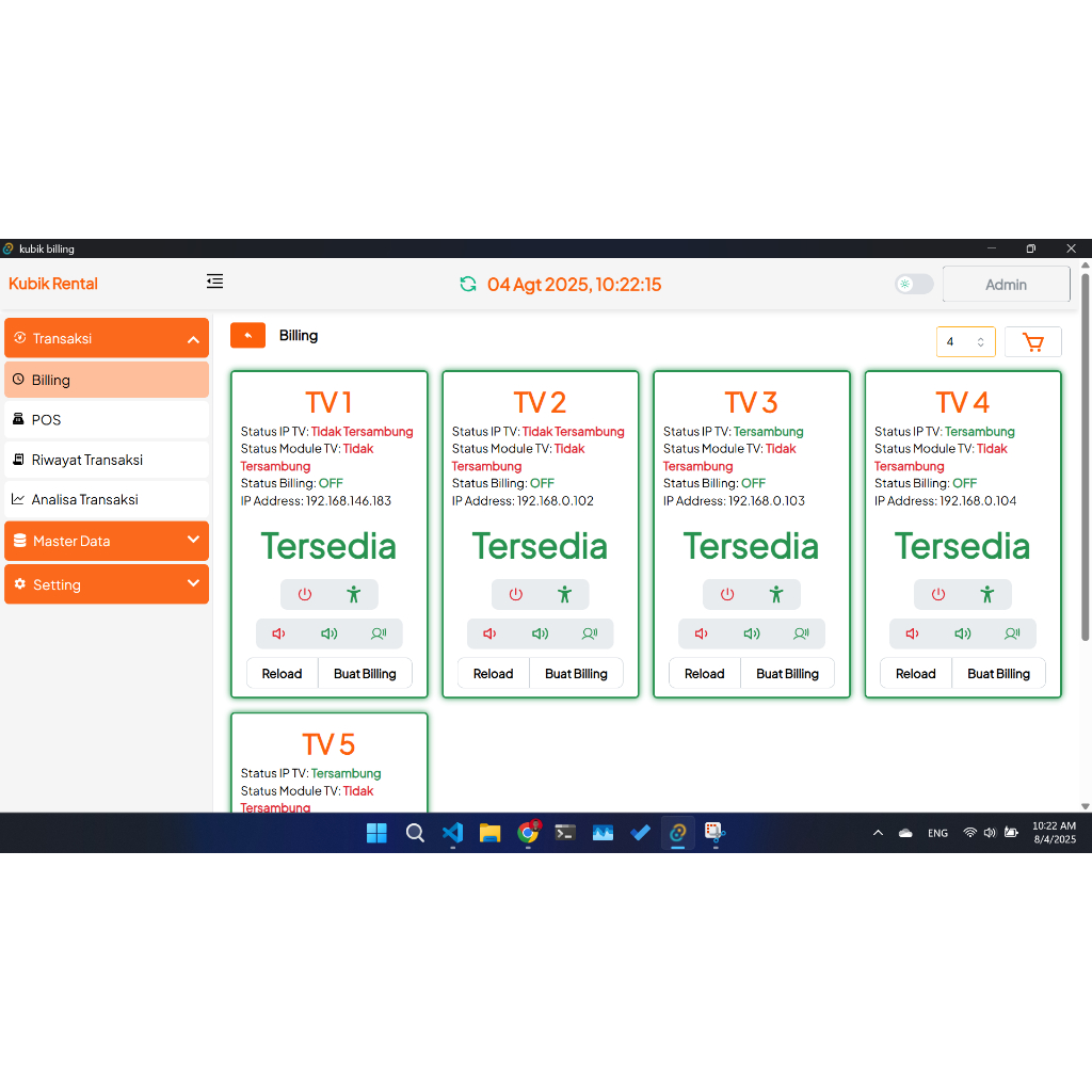 Billing Playstation untuk Android TV