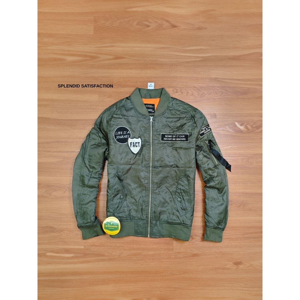 splendid satisfaction casual bomber jacket