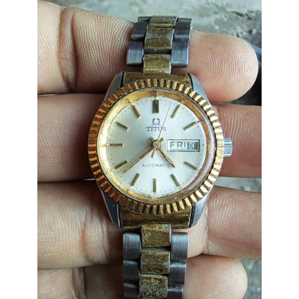 Jam tangan TITUS WL 2106 ladies otomatis nyala