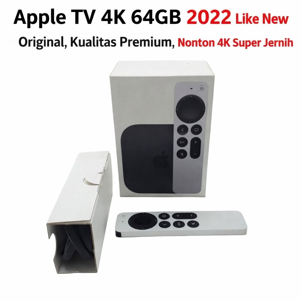 Apple TV 4K 64GB 2022 Second Fisik Sesuai Foto