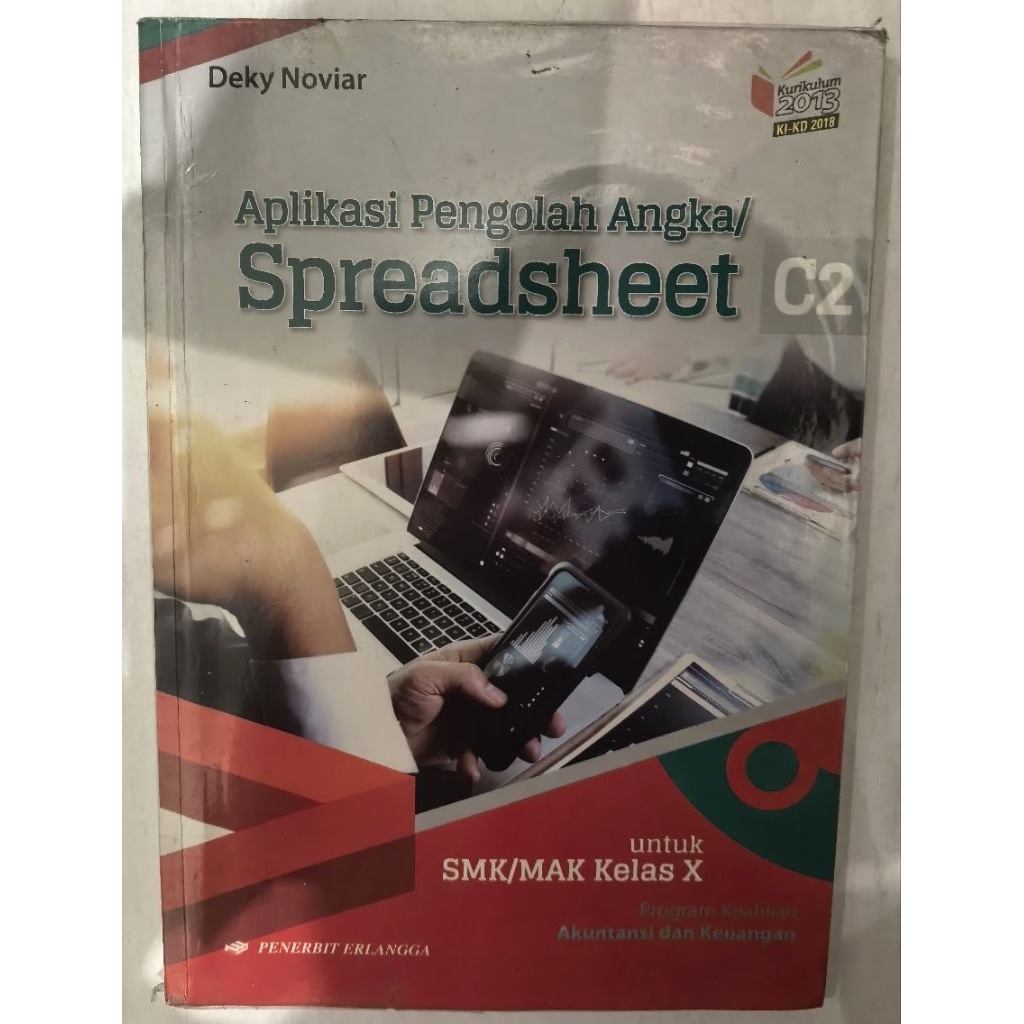 Buku aplikasi pengolah angka/spreadsheet kelas 10 SMA
