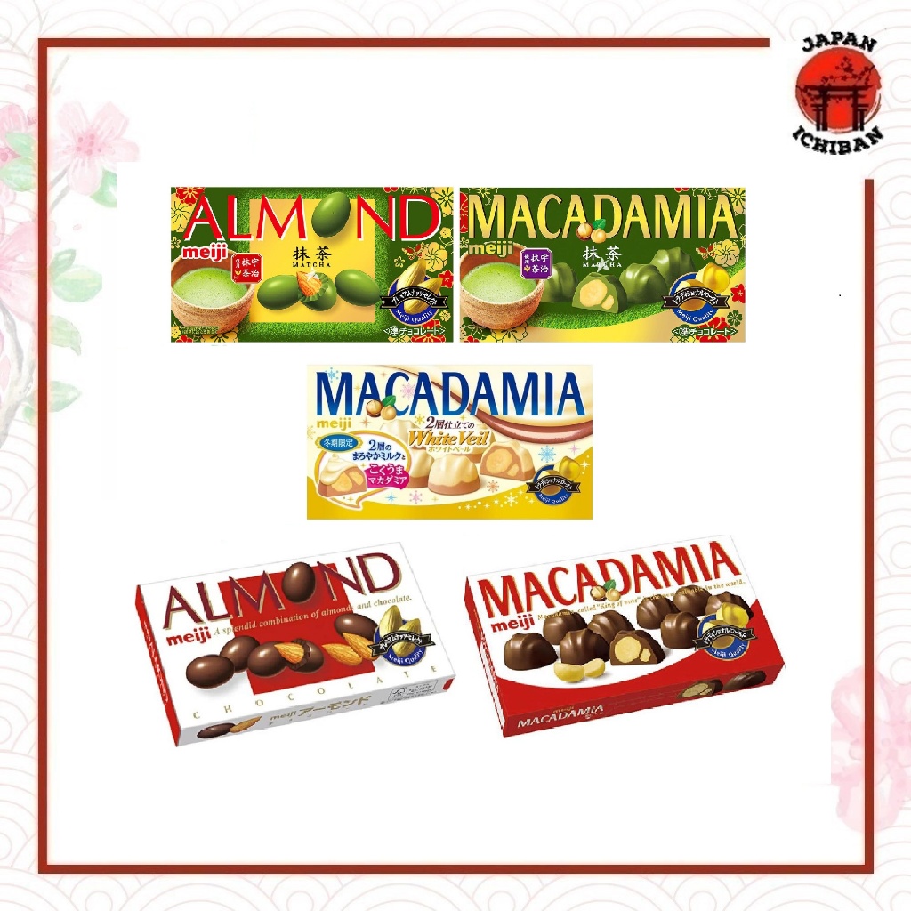 Meiji Chocolate Special - Meiji Almond Meiji Macadamia Cokelat Kacang Original Japan