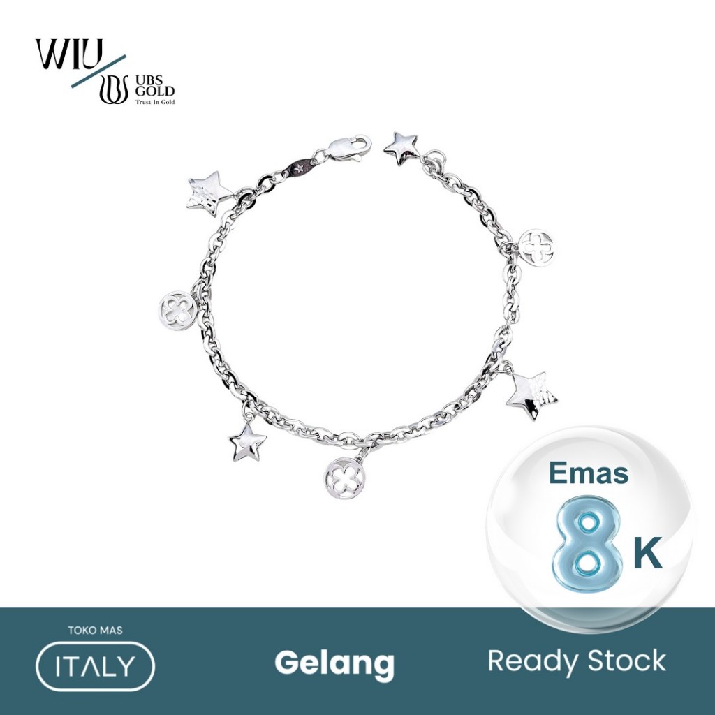 GELANG RANTAI WIU UBS FANCY STAR BUNGA GTG PT CCT 8K