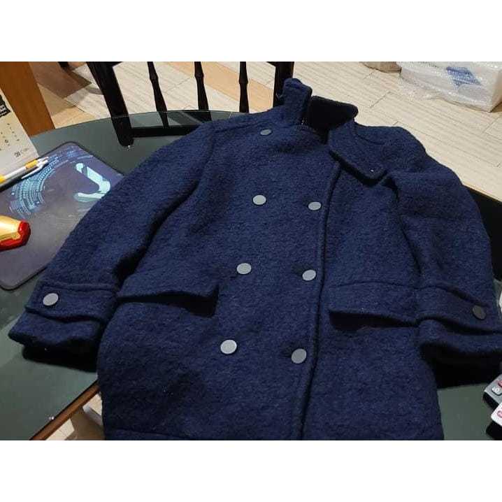 JUAL MURAH because jaket wol korea tebal kondisi bekas