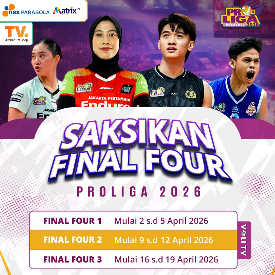 Nex Parabola Dan Matrix Paket VOLI 1 & 3 Bulan - Paket nonton Voli Proliga 2026 - Paket nonton Voli 