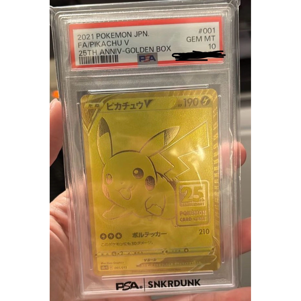 kartu pokemon pikachu 25 anniversary