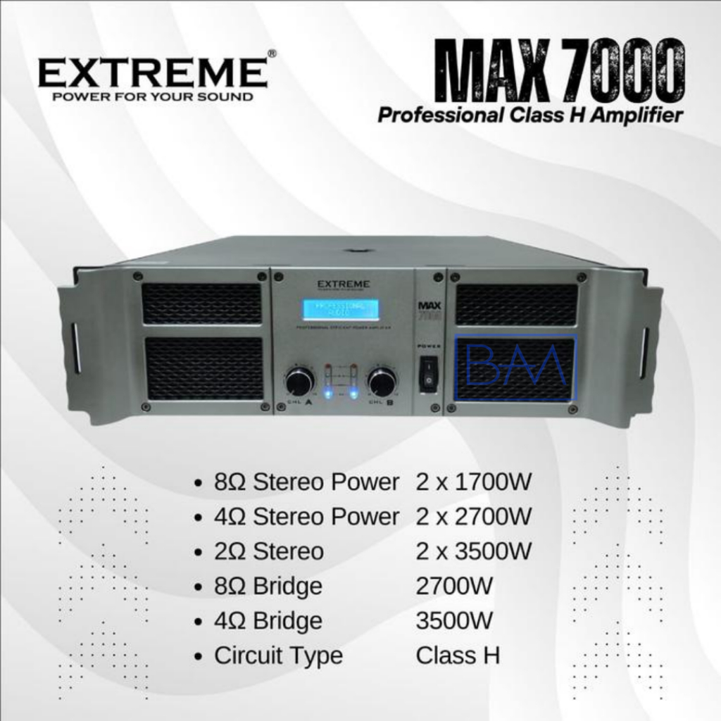 Power Amplifier Extreme MAX7000 MAX 7000 Original