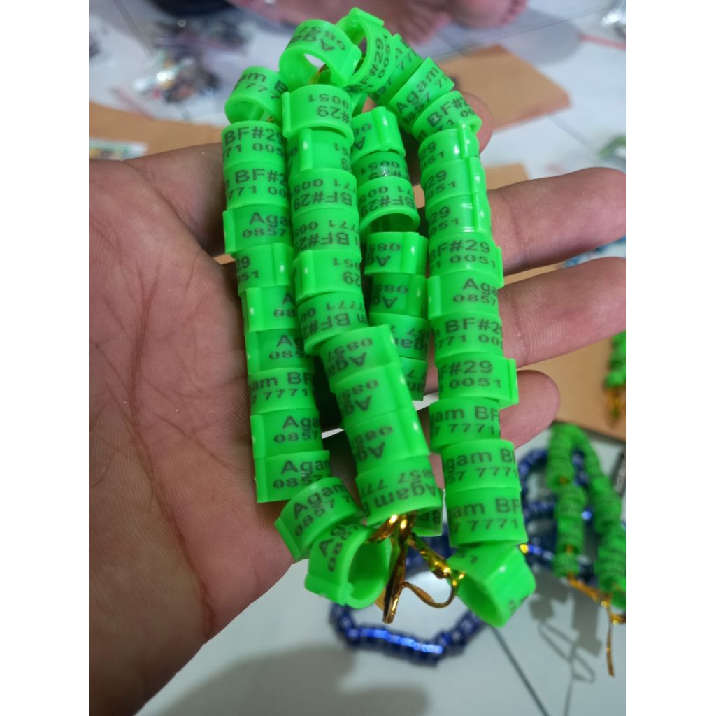 RING MERPATI DEWASA MODEL KLIP PLASTIK
