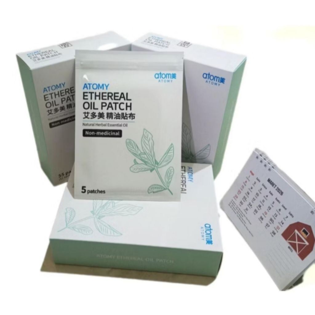 ATOMY ETHEREAL OIL PATCH KOYO HERBAL KOREA SASET ISI 5LEMBAR PEREDA NYERI EXP 2028