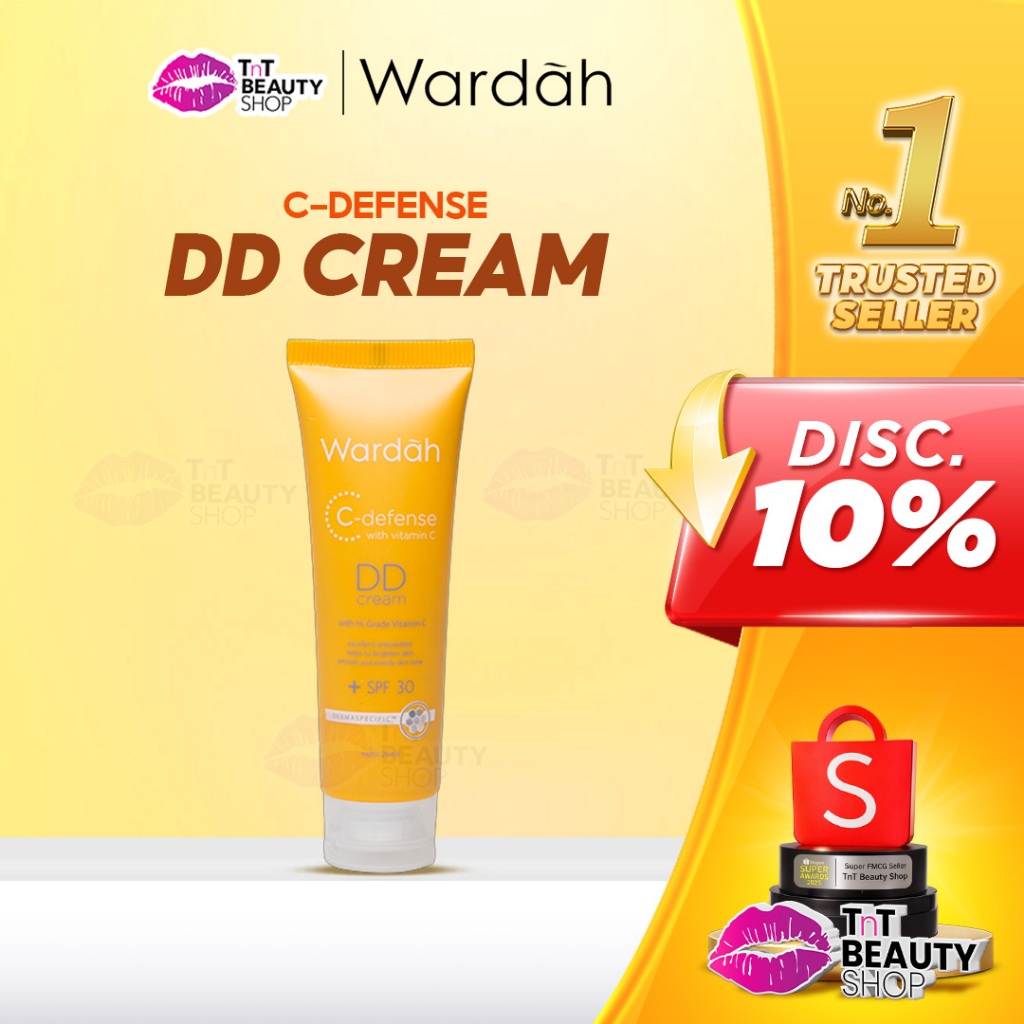 Wardah C-Defense DD Cream SPF 30 - 20ml | TnT Beauty Shop