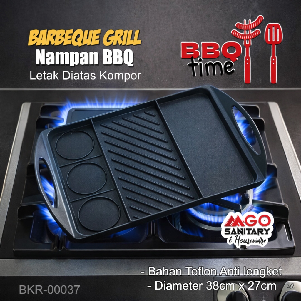 PANGGANGAN BARBEQUE DIATAS KOMPOR / ALAT PANGGANG BARBEQUE / BBQ GRILL