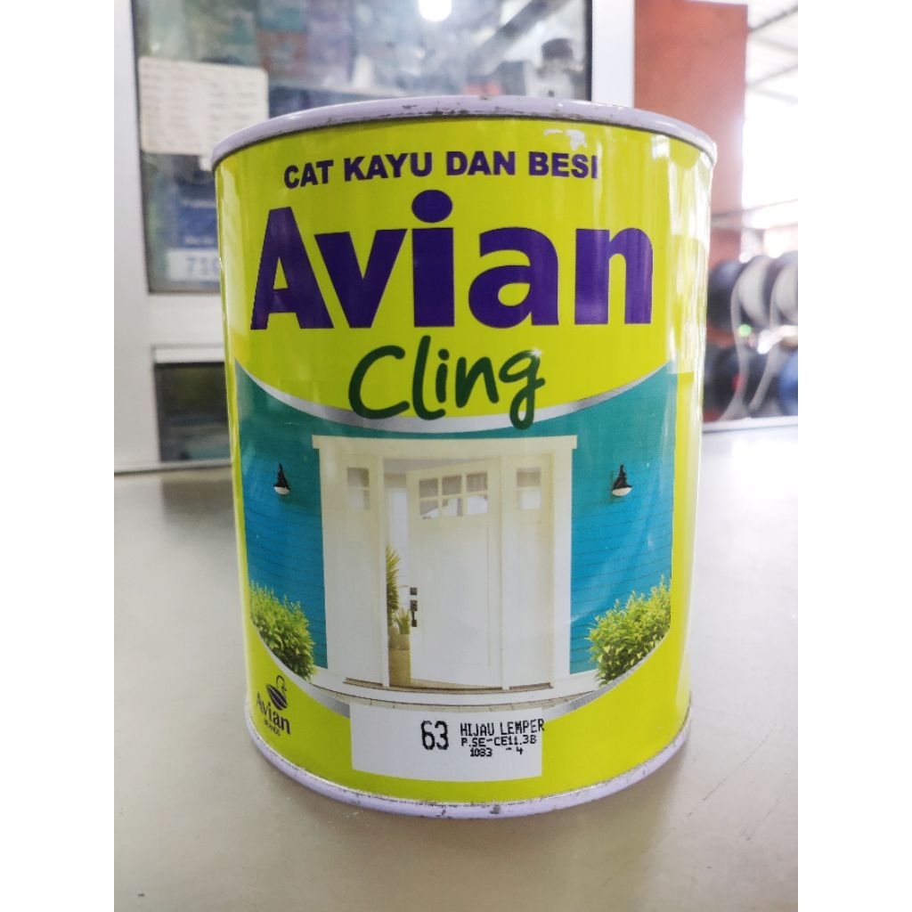 CAT AVIAN CLING SYNTHETIC CAT KAYU DAN BESI ( 63 HIJAU LEMPER ) 1KG