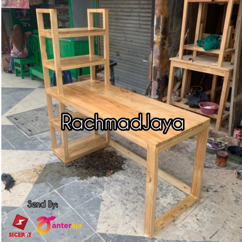 Meja Kerja Rak Minimalis