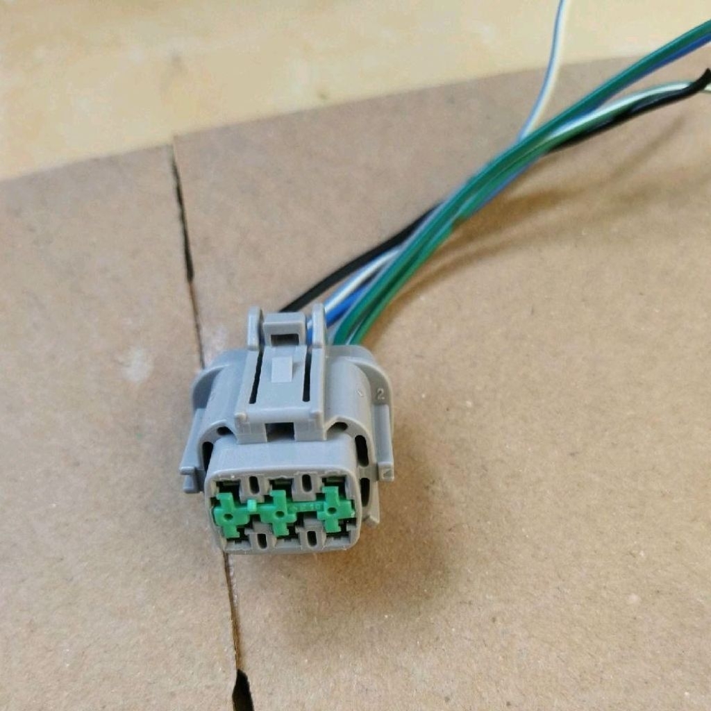 soket headlight pin 6 original Universal Mazda Nissan Mintsubishi kabel socket konector switch senso