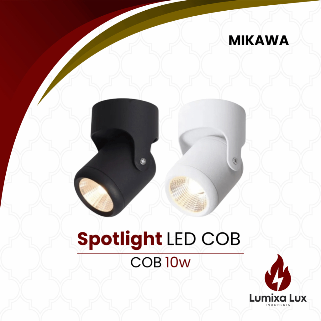 Lampu Sorot LED / Spotlight 10W COB, LED Spotlight Plafon Mikawa