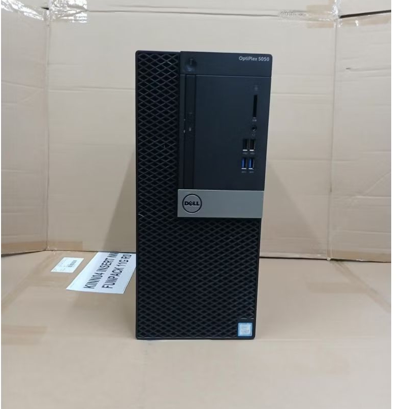 pc dell optiplex 5050 tower prosesor core i7-7700 ram 16 gb ssd 512 gb siap pakai