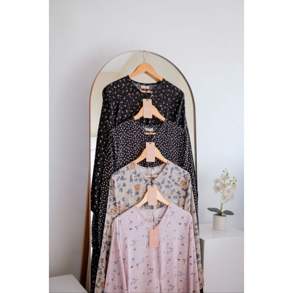 Nilam Indonesia - Aisha Homedress berbahan Katun Rayon Premium | Daster Panjang | Baju Gamis Muslima