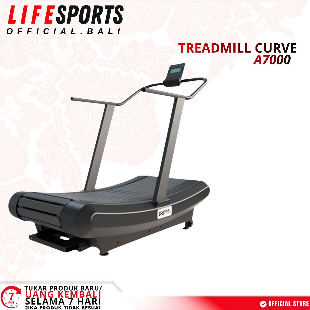 LIFESPORTS - NEW Walking Pad Treadmill Curve DHZ A7000 Commercial Non Electric Import