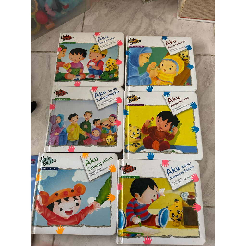 Buku halo balita preloved jarang dipakai