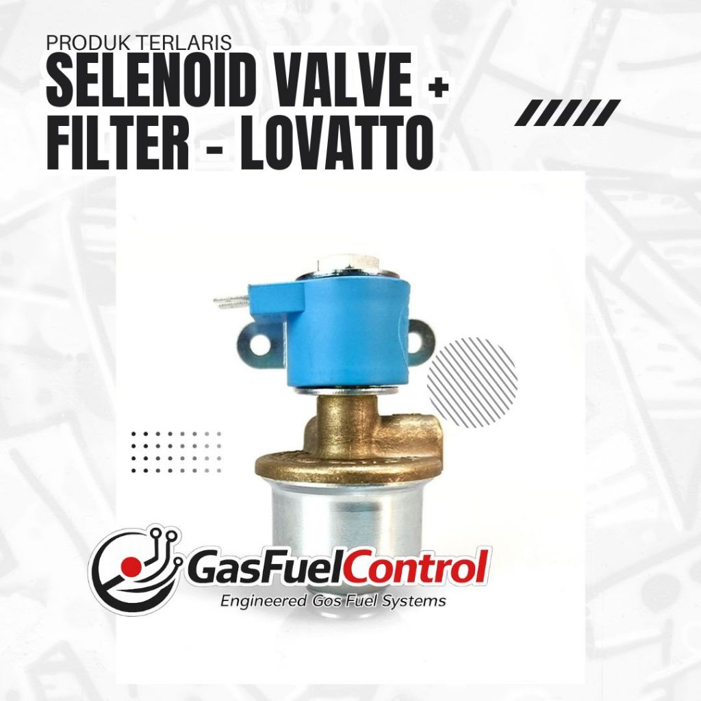 SELENOID VALVE LOVATO + FILTER (Gas LPG/CNG)