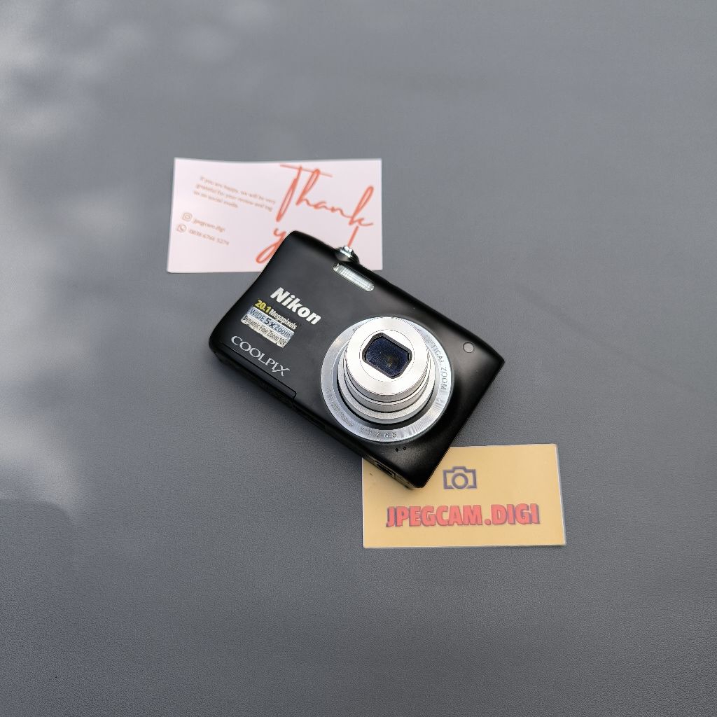 DIGICAM KAMERA DIGITAL NIKON COOLPIX S2900 BLACK TINGGAL PAKAI