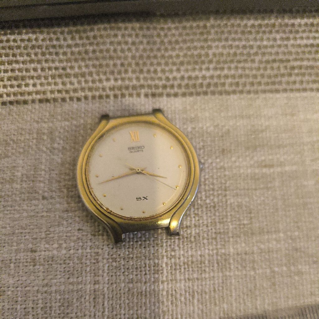 Jam Seiko Quart SX kondisi mati untested apa adamya sesuai foto