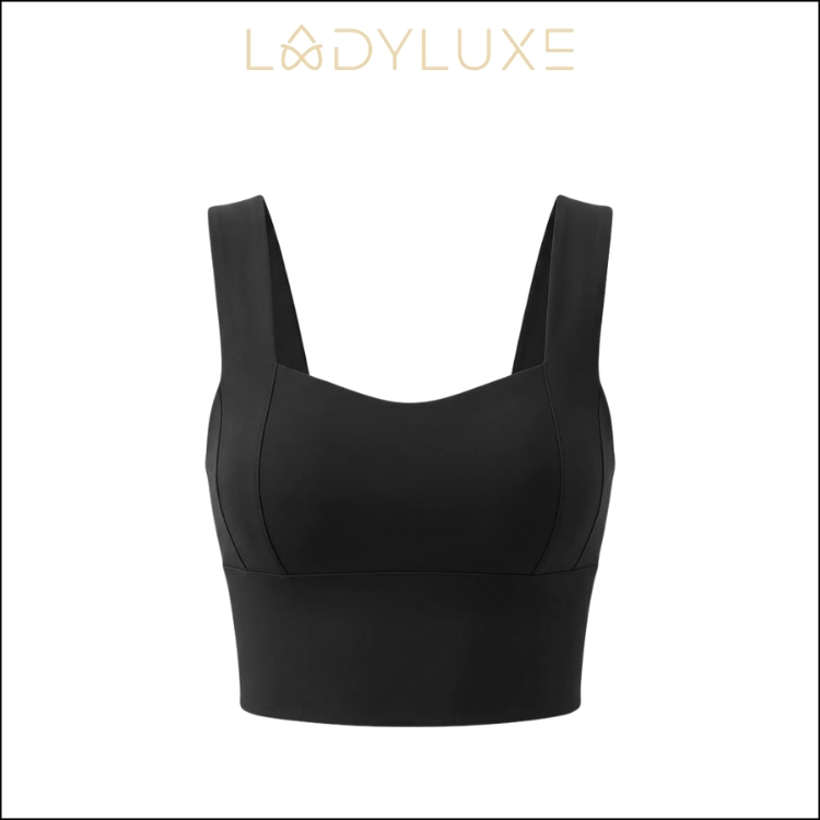Ladyluxe - Br235 Tanktop | Tanktop Sport Bra Wanita Seamless Crop Top Square Neck Olahraga Push Up