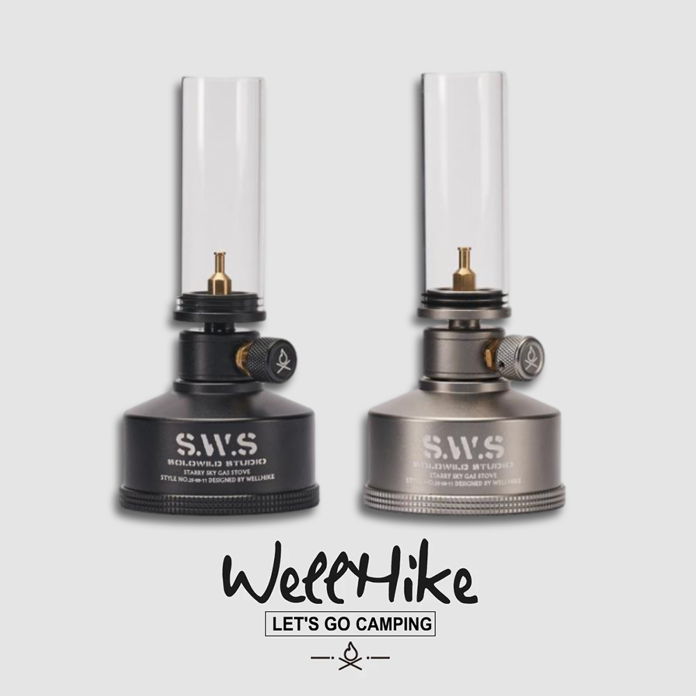 WELLHIKE Lampu Gas Dekoratif Retro Portable - Lampu Tenda & Penerangan Suasana untuk Camping, Hiking