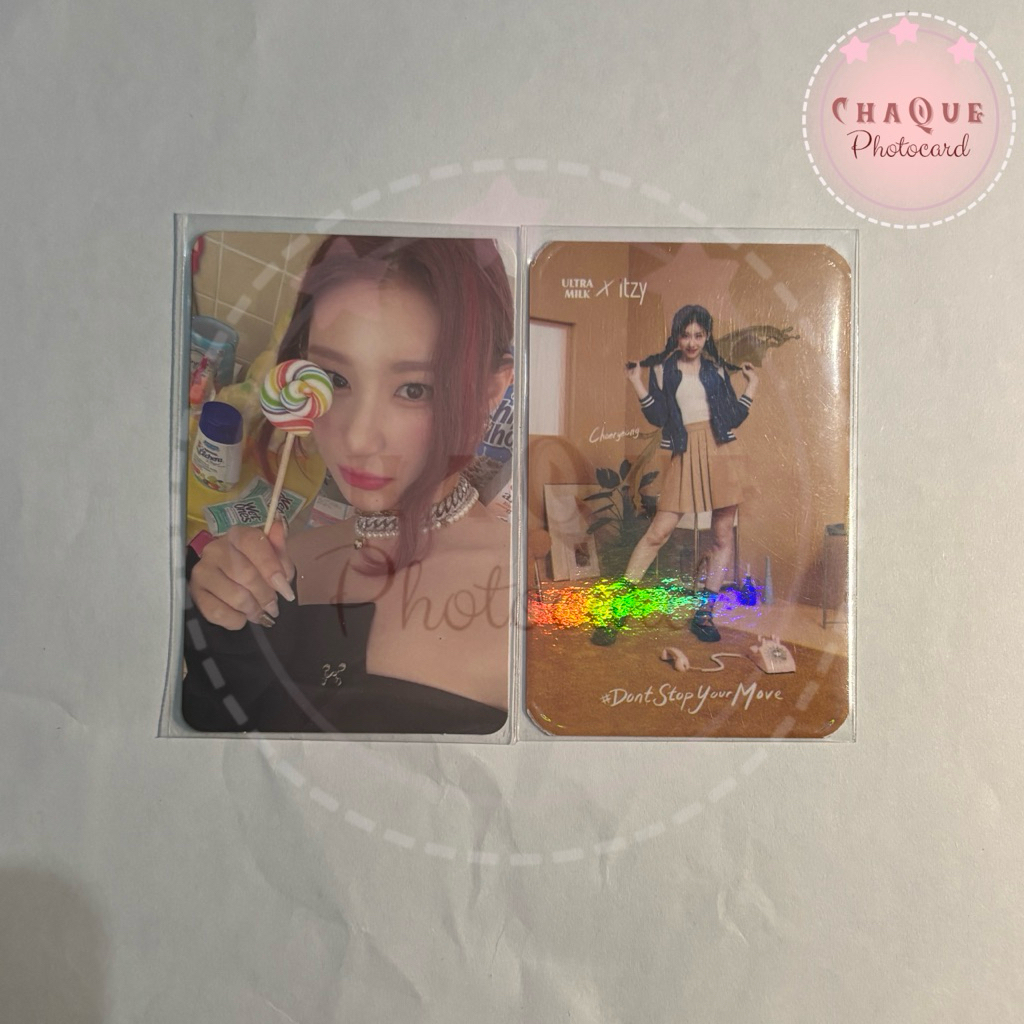[READY] WTS PHOTOCARD OFFICIAL ITZY || CRAZY IN LOVE KILL MY DOUBT || YEJI CHAERYEONG